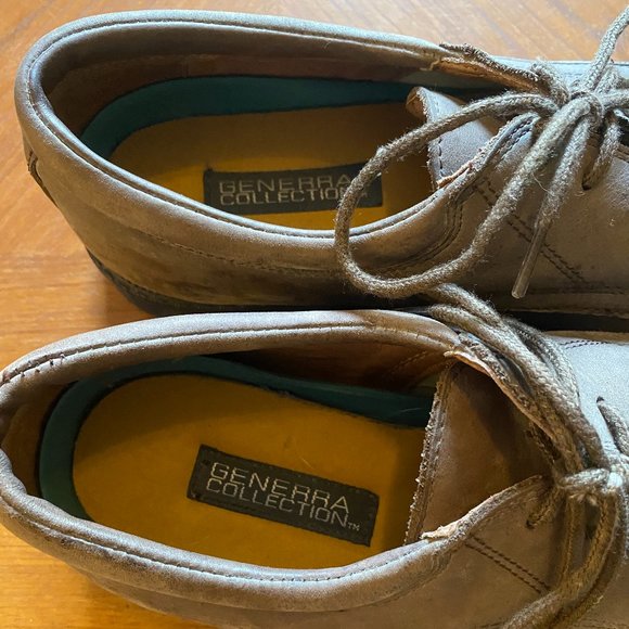 Generra Collection Men's Brown Derby Shoe - Size 9.5 - Gently worn - Picture 4 of 4